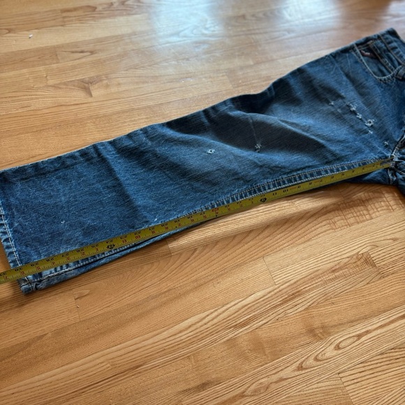 Ariat M4 Jeans Relaxed Boot Cut Mens 36x32 Blue Dark Wash Denim Pants 36 30 31 - Picture 14 of 16